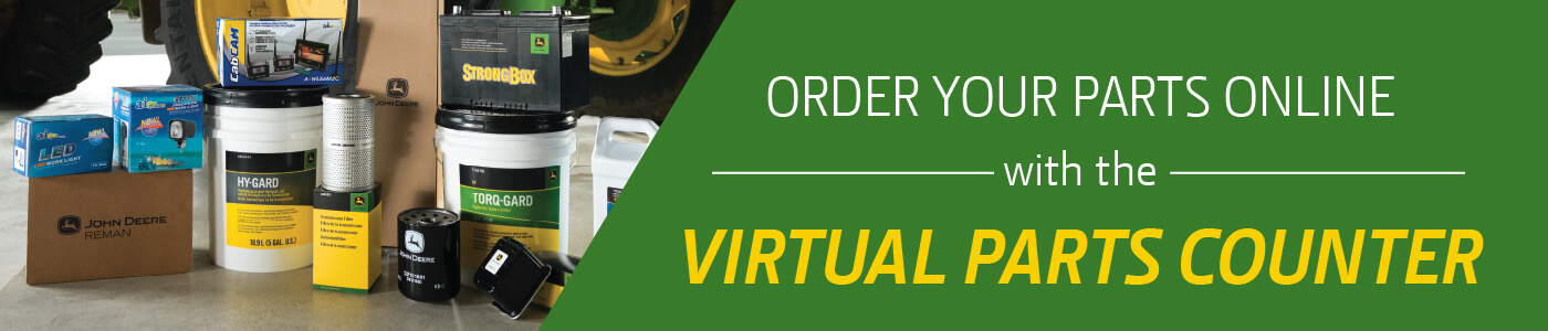 Order Parts Online with Virtual Parts Counter Banner